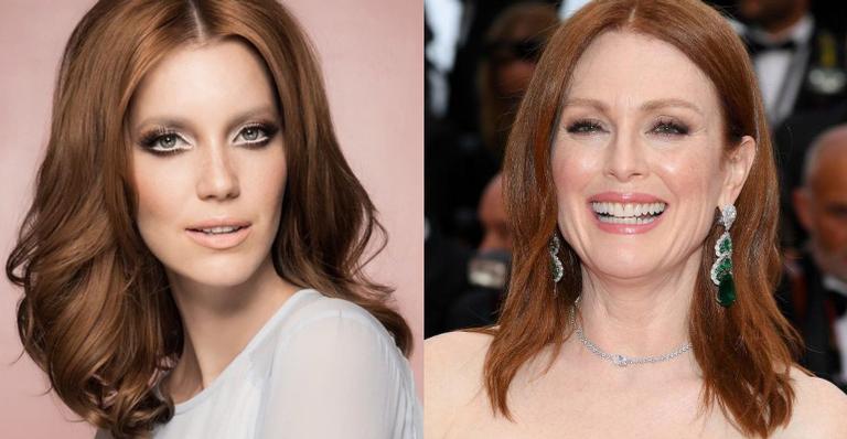 Nathalia Dill compartilha clique de antigo ensaio fotográfico e é comparada com Julianne Moore