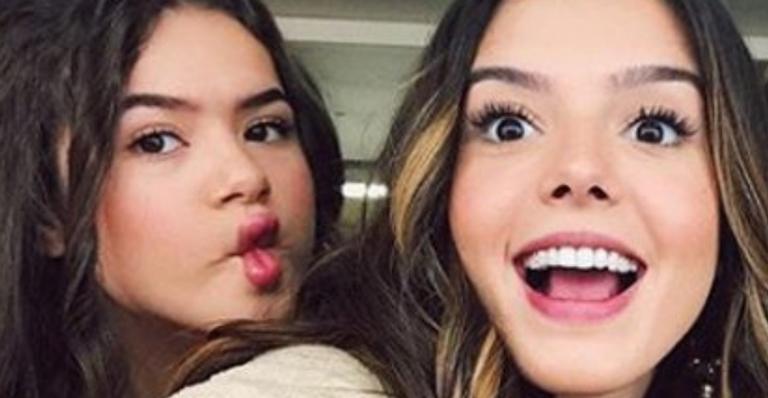 Maisa ensina Giovanna Lancellotti a fazer dancinhas de aplicativo e diverte a web