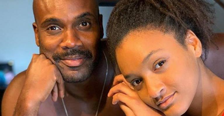 Rafael Zulu posa com a filha e emociona com declaração: ”É tanto amor que nem sei explicar”