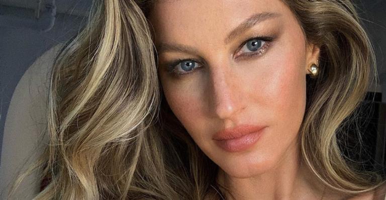 Gisele Bündchen posa com seu cachorro e reflete sobre a vida: ”Nada é permanente”