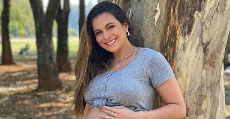 Reta final! Kamilla Salgado completa 38 semanas de gestação e dispara: ”Amor mais puro”
