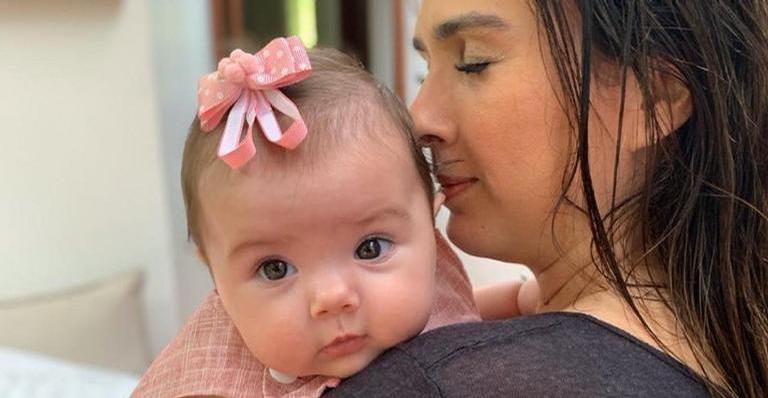 Claria Maria, filha de Tatá Werneck e Rafa Vitti, explode o fofurômetro em novo clique