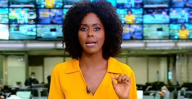 Maju Coutinho se despede do ‘Jornal Hoje’ com flores e presentes e agradece equipe: ”Obrigada!”