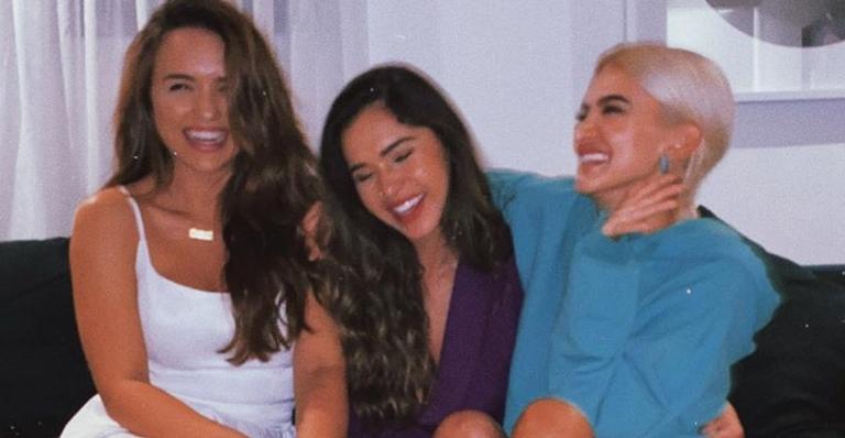 Rafa Kalimann recebe Manu Gavassi e Gizelly Bicalho em sua casa e agita web: ”Giranu!”