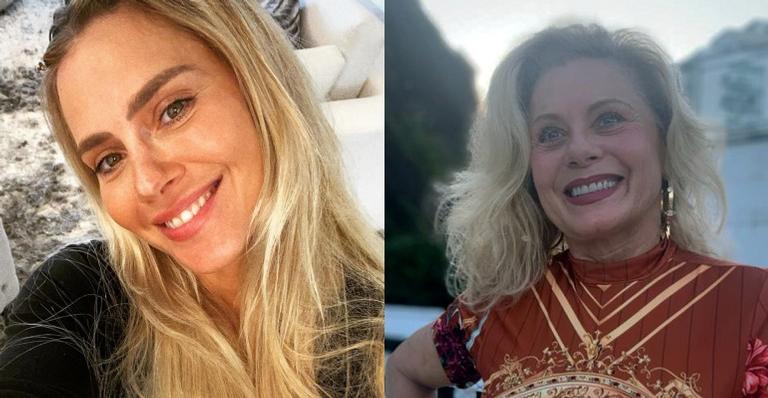 Carolina Dieckmann publica foto antiga com Vera Fischer em ‘Laços de Família’