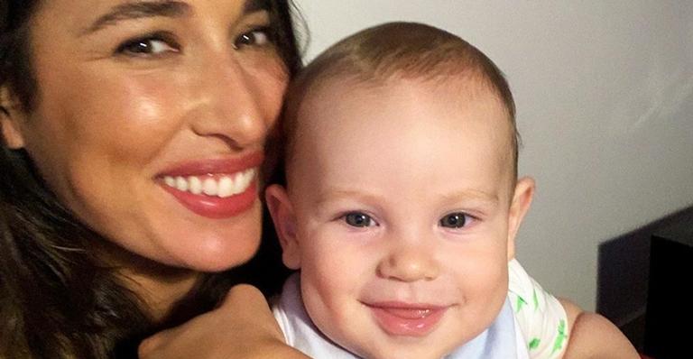 Giselle Itié posa com o filho, Pedro Luna, e encanta a web: ”Esse Luna é perfeito”