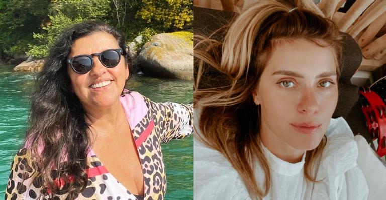 Regina Casé parabeniza Carolina Dieckmann e emociona: ”Saudade da gente”