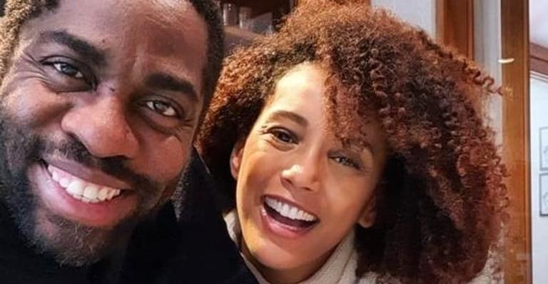 Taís Araújo conquista a web ao publicar os bastidores de ‘Amor e Sorte’ com Lázaro Ramos