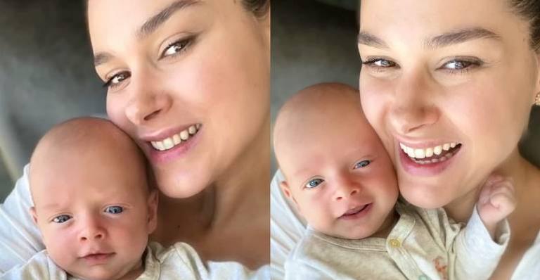 Fernanda Machado mostra o filho ‘falando’ e se derrete: ”Não aguento de tanto amor”
