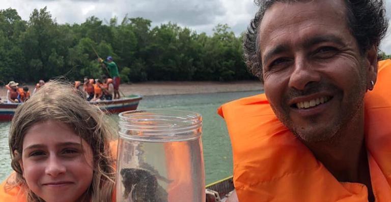 Marcos Palmeira parabeniza a filha com bela homenagem: ”Sua alegria me contagia”