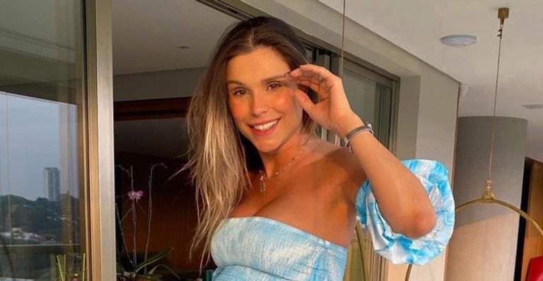Após o parto, Flávia Viana conta como está se sentindo e encanta ao mostrar o rostinho do filho