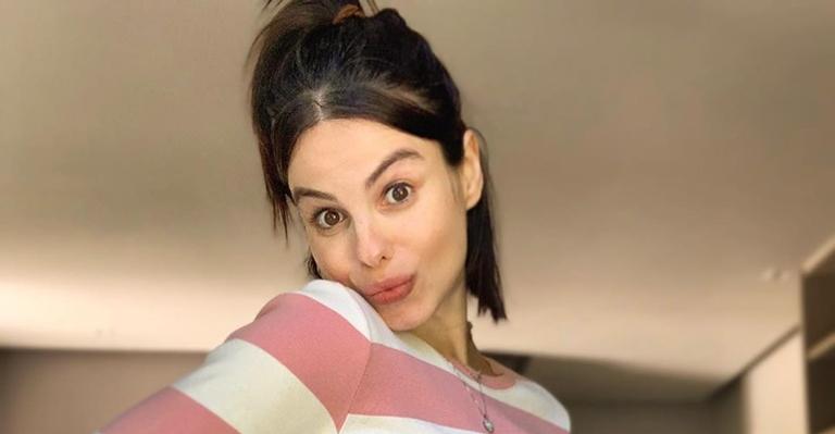 Sthefany Brito exibe o barrigão na reta final da gestação e não esconde ansiedade