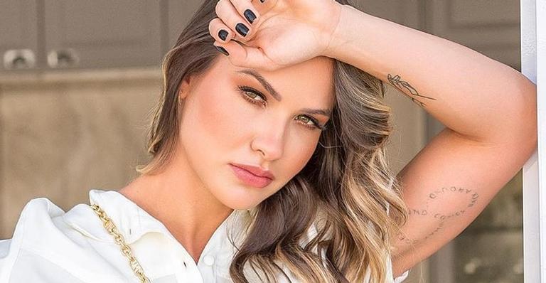 Poderosa! Andressa Suita aposta em look ‘basiquinho’ e grifado de cerca de R$33 mil