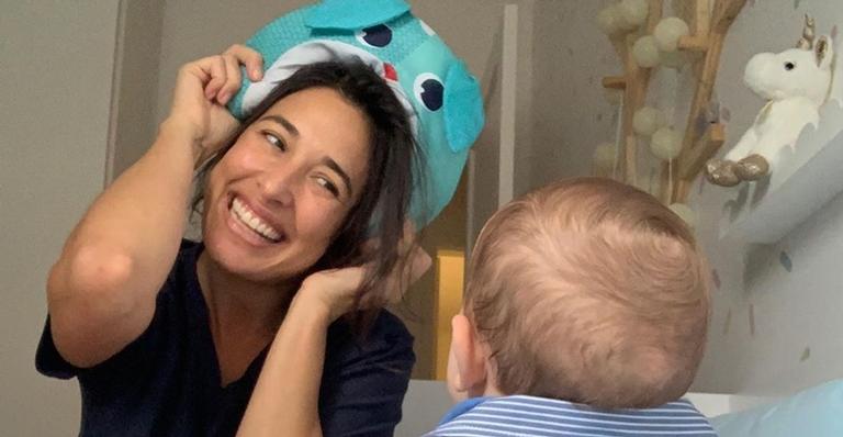 Maternidade real! Giselle Itié desabafa sobre ser mãe solo: ”Tô exausta”