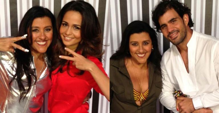 Regina Casé parabeniza os colegas de elenco, Nanda Costa e Juliano Cazarré: ‘Obrigada pela parceria’