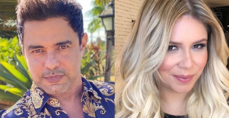 Zezé Di Camargo e Marília Mendonça posam juntos e animam fãs: ”Quem arrisca um palpite?”