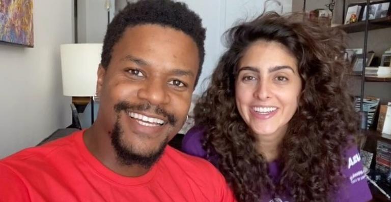 David Junior posa com a esposa grávida e faz declaração: ”Quero andar sempre ao seu lado”