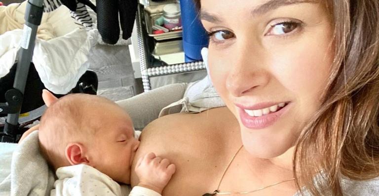 Após infecção, Fernanda Machado celebra: ”Duas semanas amamentando sem dor”