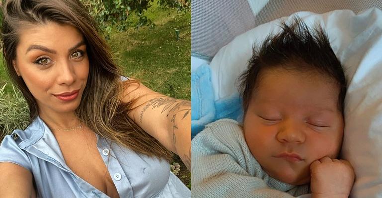Ex-BBB Fran Grossi posta foto do filho, Enrico, e explode o fofurômetro: ”Perfeição tem nome”