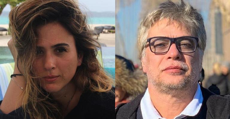Tatá Werneck posa com Fábio Assunção no estúdio do Lady Night e fala da saudade da plateia
