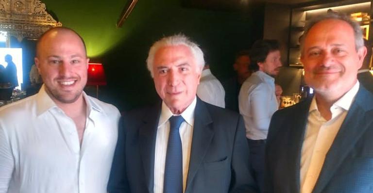 Michel Temer prestigia almoço especial no restaurante de Erick Jacquin
