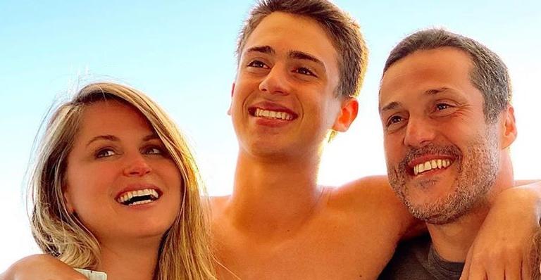 Susana Werner e Julio Cesar comemoram o aniversário de 18 anos do filho mais velho
