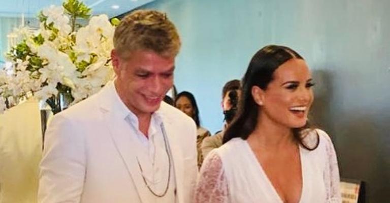 Fabio Assunção se casa com Ana Verena Pinheiro: ”Minha alma agora voa em liberdade com a dela”