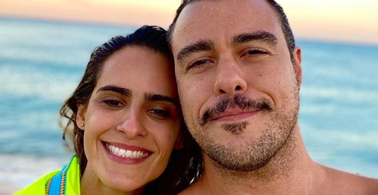 Em clima de romance, Joaquim Lopes faz vídeo com a namorada em paisagem paradisíaca