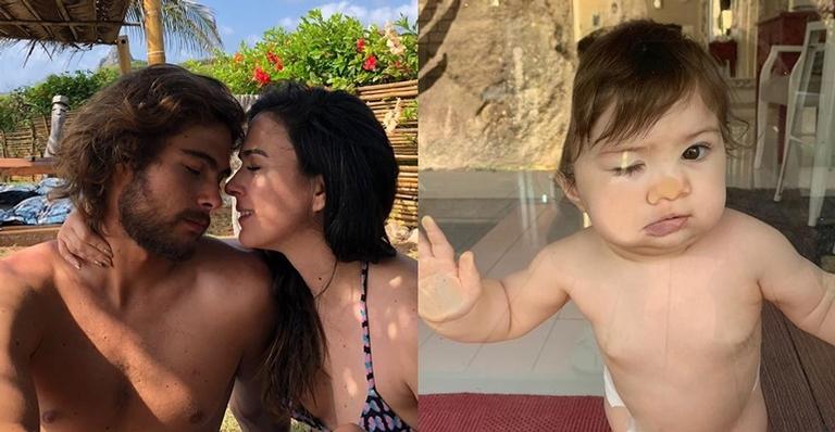 Tatá Werneck e Rafa Vitti mostram Clara Maria fazendo cara de brava e explodem o fofurômetro