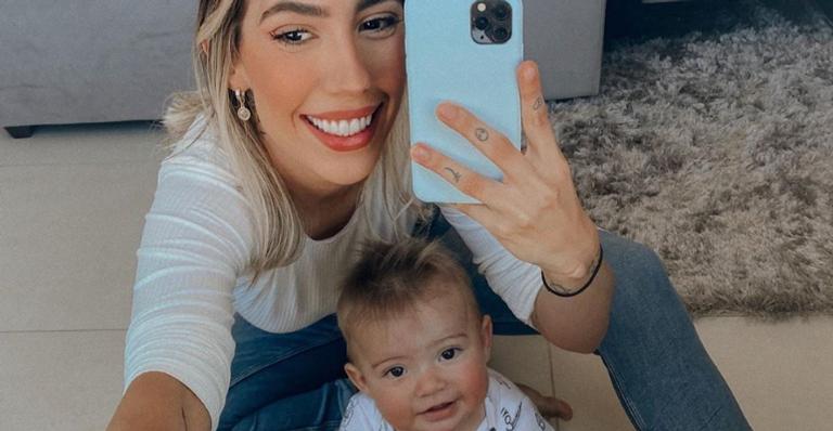 Gabi Brandt explode o fofurômetro ao exibir filho dando bom dia: ”Impossível seu dia não ser bom”
