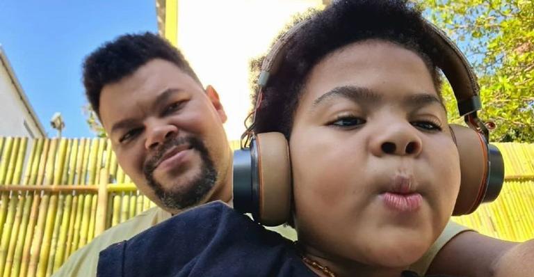 Babu Santana publica foto com a filha caçula e se declara: ”Meu presente de Deus”