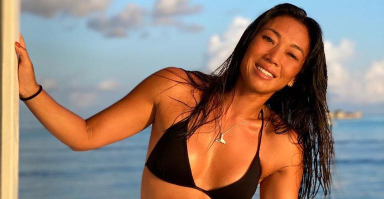 Ao ser fotografada trabalhando, Danni Suzuki compartilha bonita reflexão sobre a vida