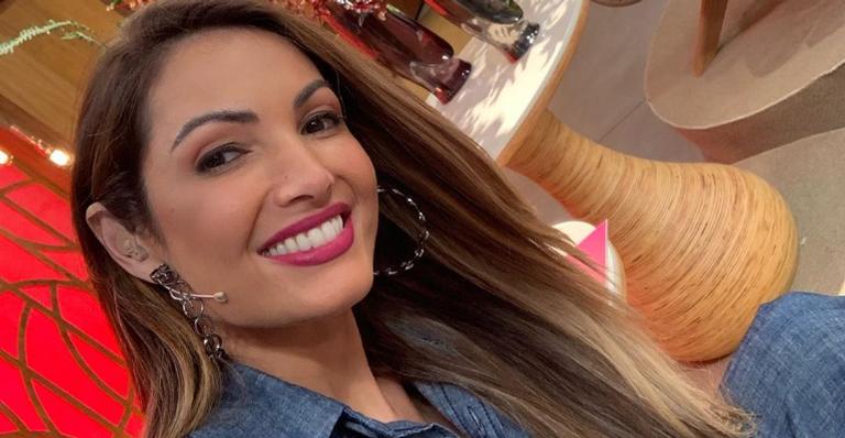 Patrícia Poeta mostra bastidores de gravações em casa: ”Flagra do filhão no home office”