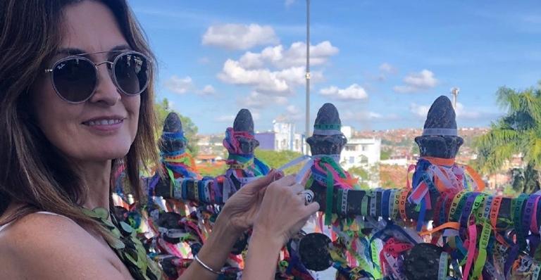 No Dia do Nordestino, Fátima Bernardes relembra viagens com o namorado e os filhos