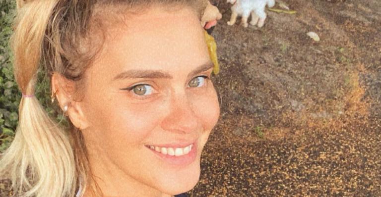 Carolina Dieckmann encanta ao resgatar registro com o filho mais velho, Davi