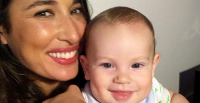 Giselle Itié mostra momento em que o filho de 7 meses conheceu o mar e encanta demais