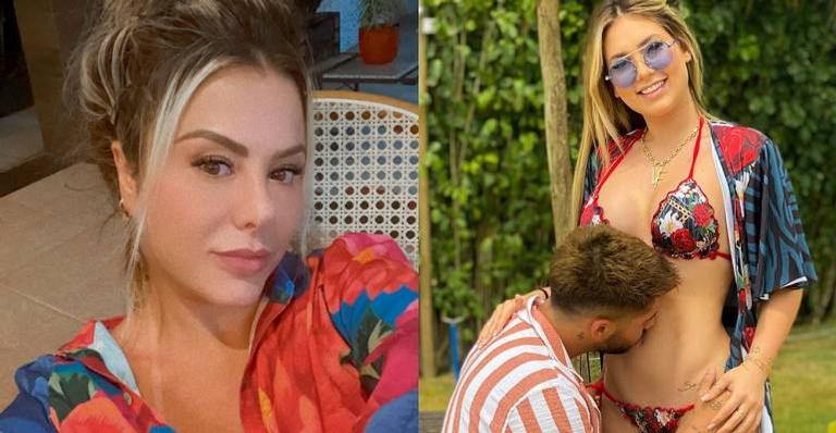 Mulher de Leonardo fala sobre gravidez da nora, Virgínia Fonseca: ”Estou extremamente feliz”