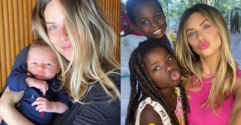 Giovanna Ewbank se derrete pelos filhos com cliques apaixonantes: ”Paixões da minha vida”