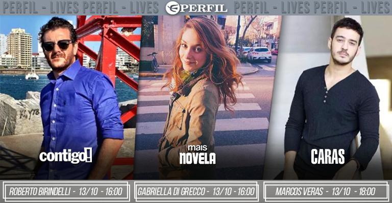 De Roberto Birindelli a Marcos Veras. Confira a agenda de lives da Editora Perfil