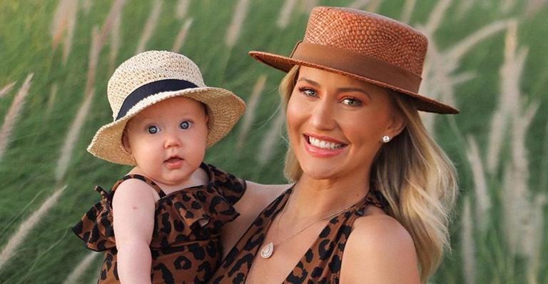 Ana Paula Siebert posta foto da filha e se declara: ”Te amo sem fim minha vida!”
