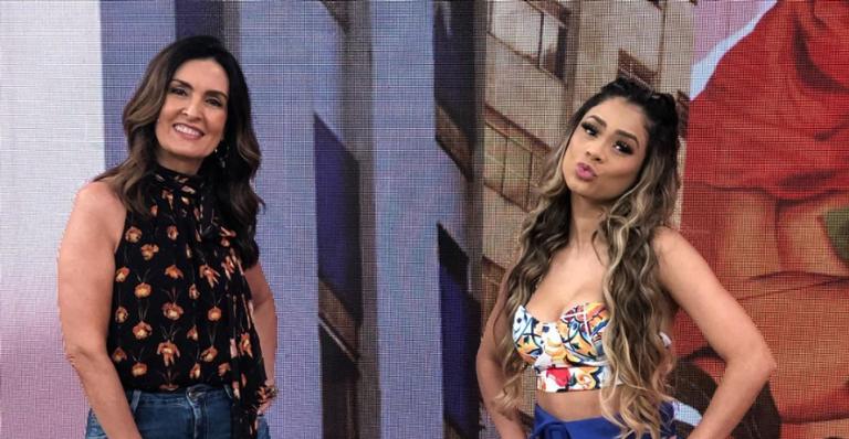 Fátima Bernardes recebe Lexa no Encontro e celebra: ”Cantou para a gente”