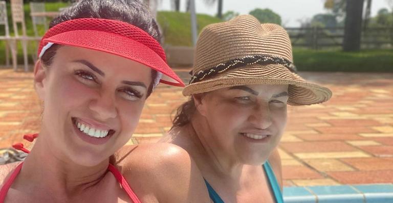 Graciele Lacerda emociona com lindo registro ao lado da mãe: ”Saudades desses dias”
