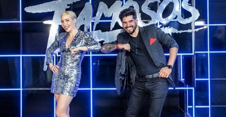 Luiza Possi posa ao lado de parceiro da ‘Dança dos Famosos’: ”Ensaio concluído com sucesso!”