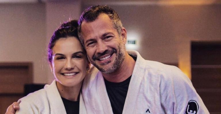 No Dia dos Professores, Malvino Salvador homenageia a esposa, Kyra Gracie