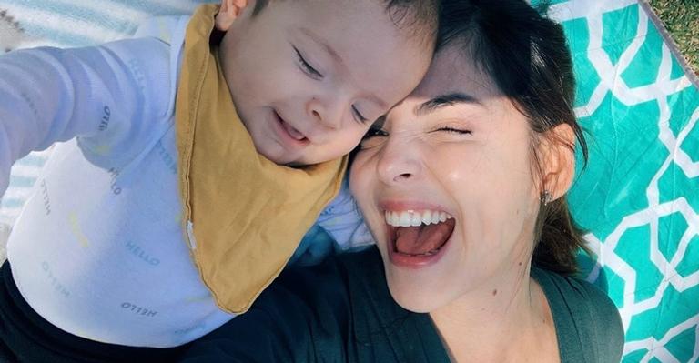 Em clima de TBT, Titi Müller relembra dia em que descobriu a gravidez: ”Minha vida mudou”