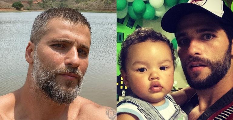 Bruno Gagliasso se declara no aniversário de seu afilhado, filho de Chico Salgado