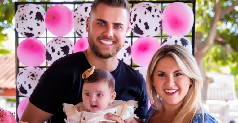 Natália Toscano e Zé Neto celebram 5 meses da filha no sítio: ”Lugar especial para a família”