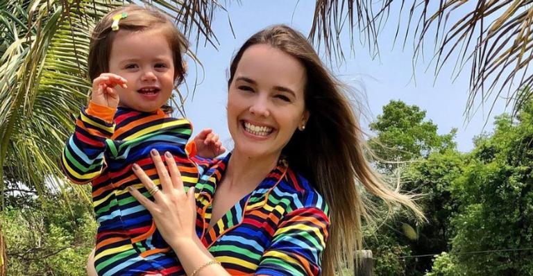 Com pequena festa, Thaeme Mariôto celebra 1 ano e meio de filha, Liz: ”Como o tempo passa!”