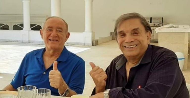 Renato Aragão relembra bonito registro ao lado de Dedé Santana: ”Muito especial”