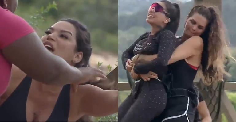 A Fazenda: Raíssa e Mirella perdem a linha e discutem feio mais uma vez: ”Não presta!”